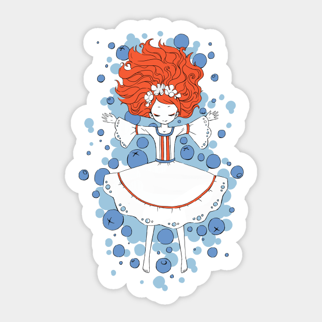 Blueberry Dream Sticker by Freeminds